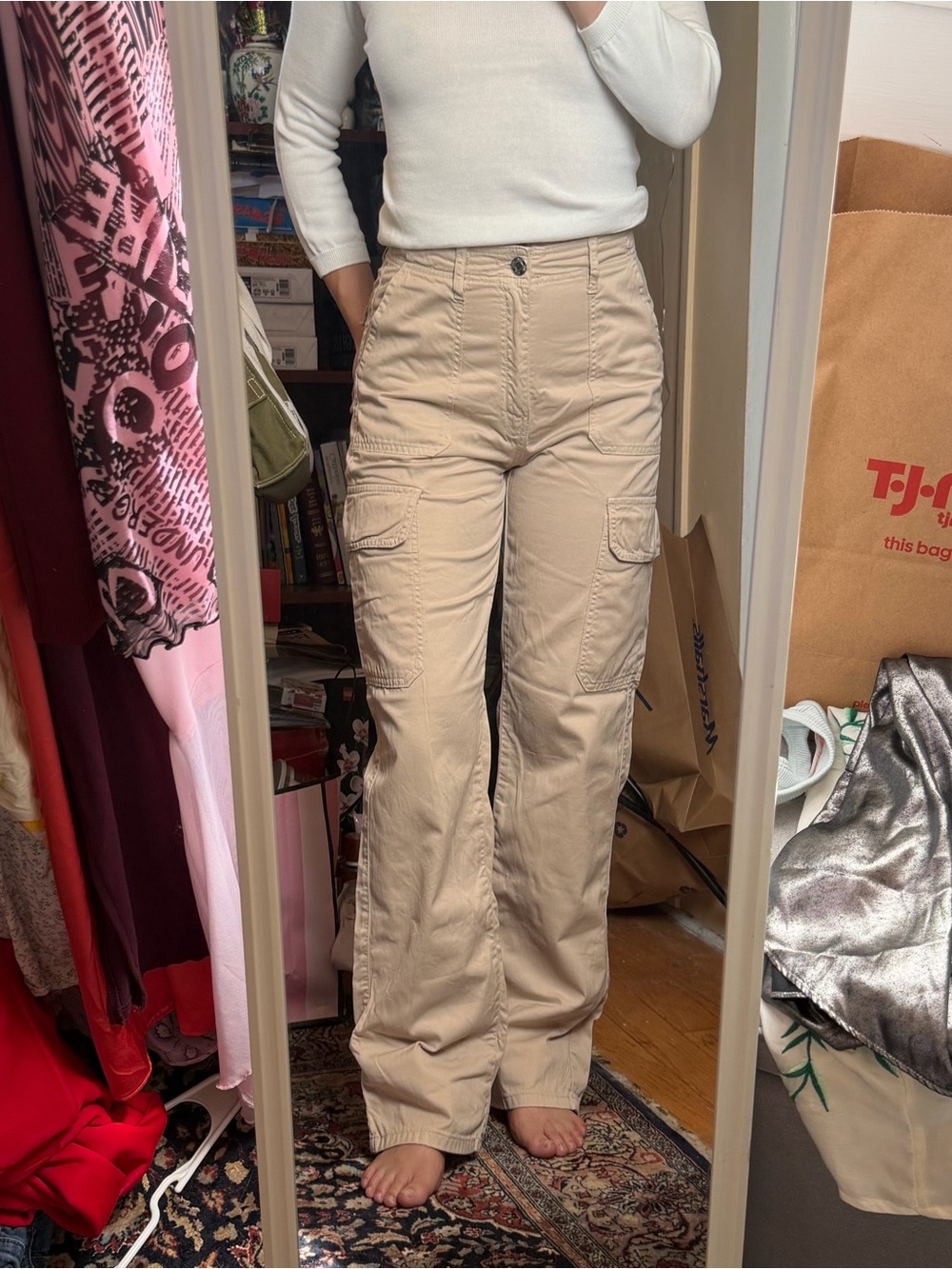 Zara Cargo Khakis